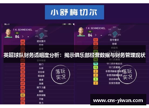 英超球队财务透明度分析：揭示俱乐部经营数据与财务管理现状