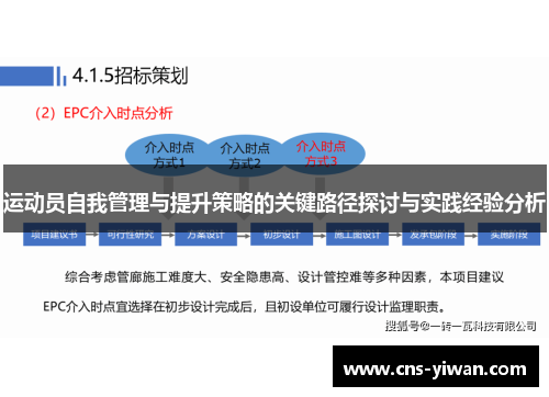 运动员自我管理与提升策略的关键路径探讨与实践经验分析